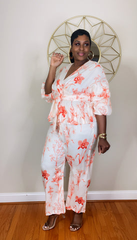 Pick Me Flower Pant Set