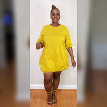 Load image into Gallery viewer, Mustard Bubble Dress
