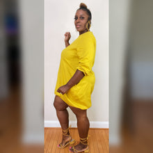 Load image into Gallery viewer, Mustard Bubble Dress
