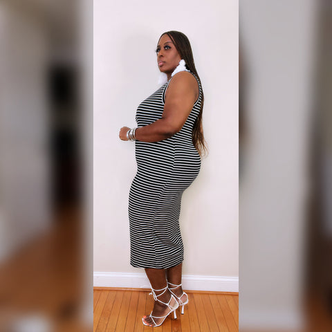 Stripe Stretch Dress