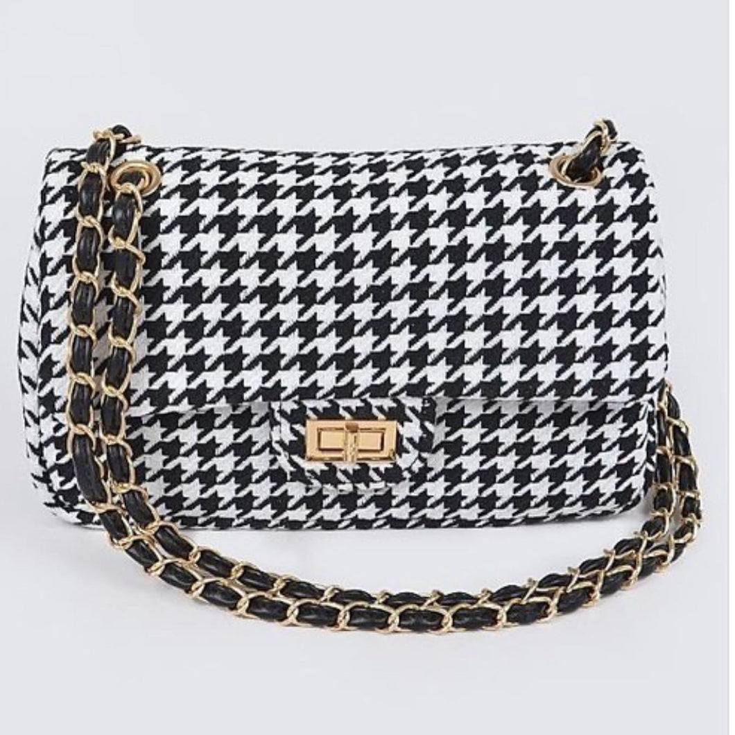 Houndstooth Handbag