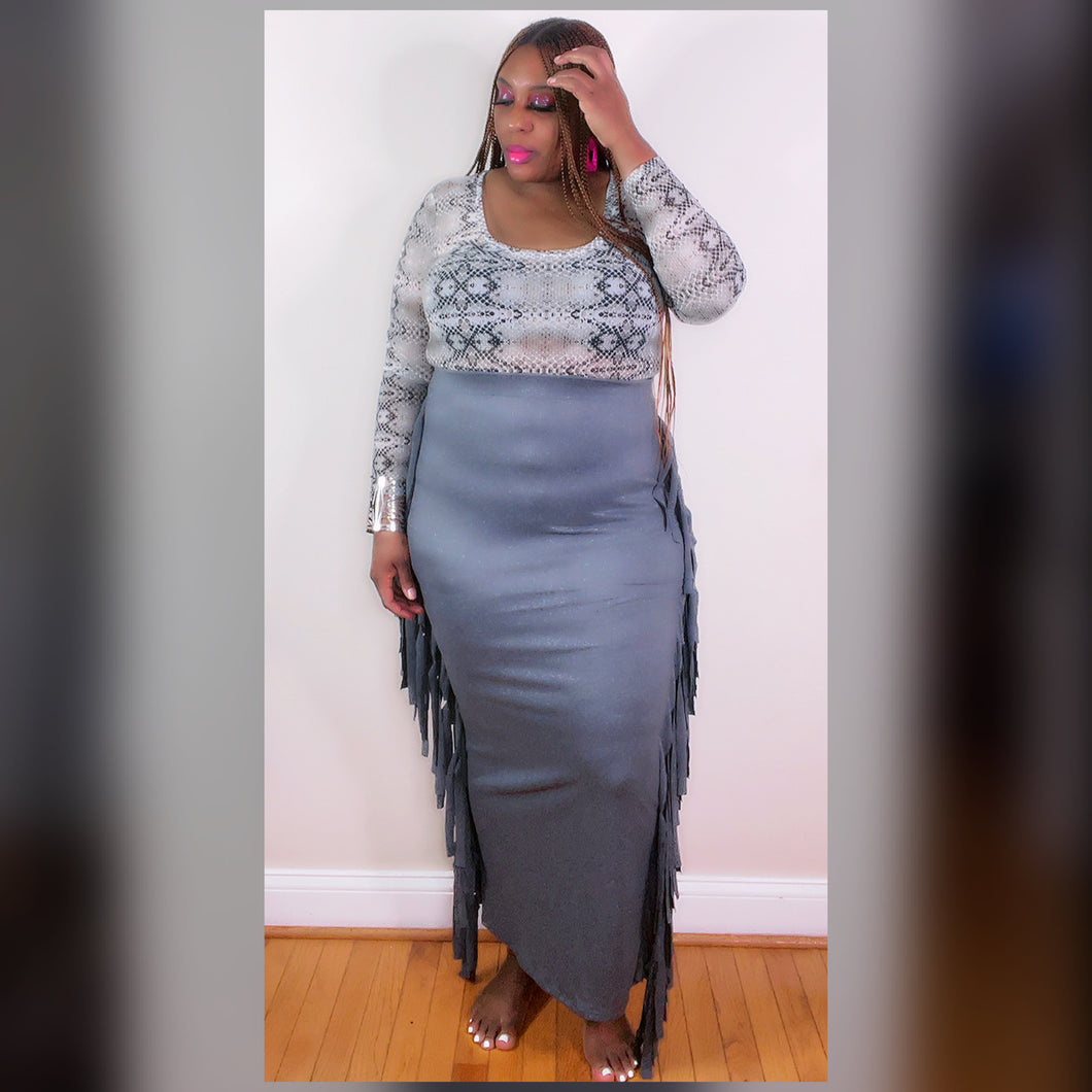 Fran Fringe Skirt