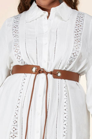 Meg Linen Shirt Dress