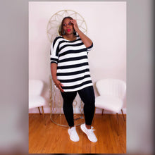 Load image into Gallery viewer, Black Striped Top
