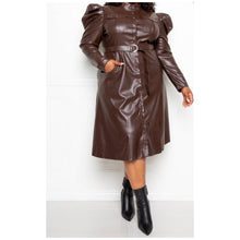 Load image into Gallery viewer, Tammy Faux Leather Dress
