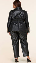 Load image into Gallery viewer, Chain Reaction Faux Leather Pant Set
