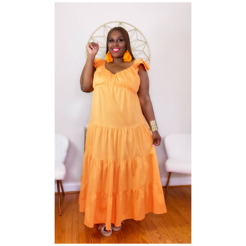 Apricot Tinsley Maxi Dress
